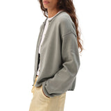 THE COTTON KNIT ROLL CARDIGAN
