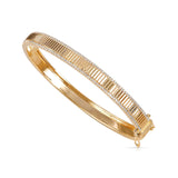 FLUTED DIAMOND BANGLE