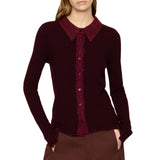 CLARE THERMAL L/SLV KNIT CARDIGAN