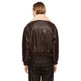 LENOIR LEATHER BOMBER JACKET