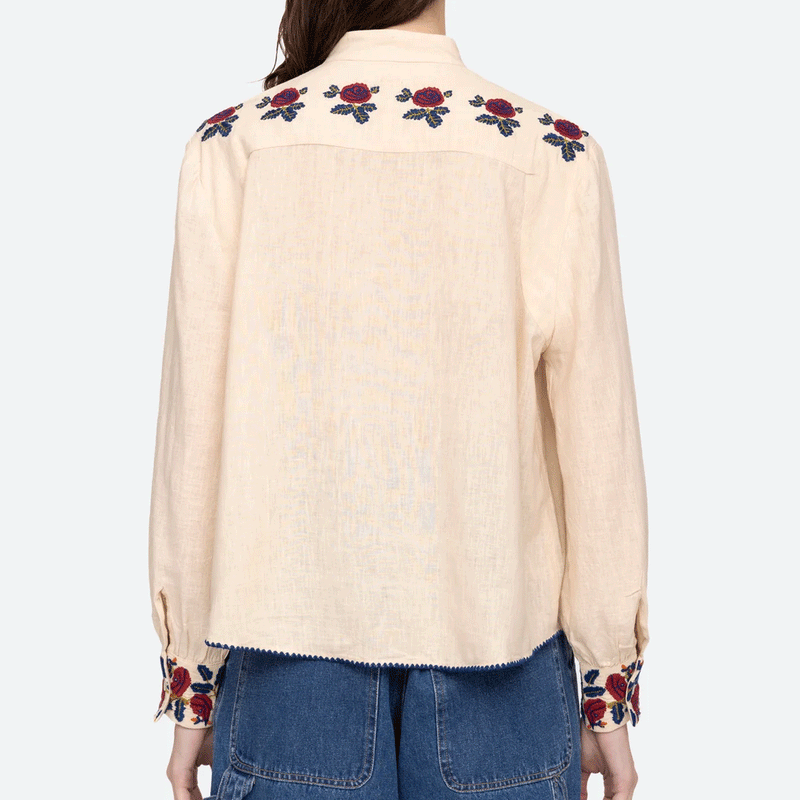 NAN EMBROIDERED TOP