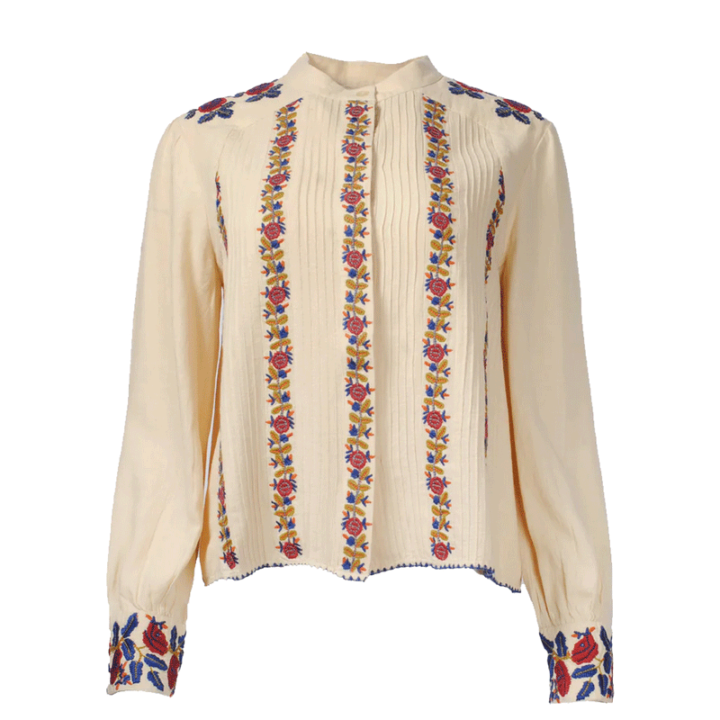 NAN EMBROIDERED TOP