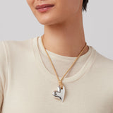 Art Heart On A String Necklace