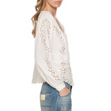 SOFIA EMBROIDERY L/SLV BLOUSE