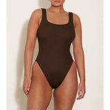 SQUARE NECK SWIM
