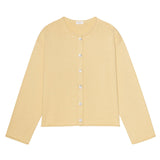 THE COTTON KNIT ROLL CARDIGAN