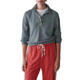 THE ECO TERRY POLO SWEATSHIRT