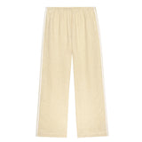 THE LINEN CROP RACER STRIPE PANT