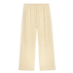 THE LINEN CROP RACER STRIPE PANT
