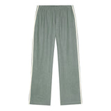 THE LINEN CROP RACER STRIPE PANT