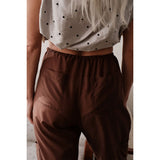 SILK COTTON SHEER CARGO PANT