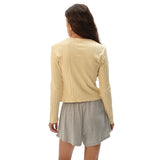 THE VARIED RIB CARDIGAN