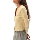 THE VARIED RIB CARDIGAN