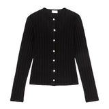 THE VARIED RIB CARDIGAN