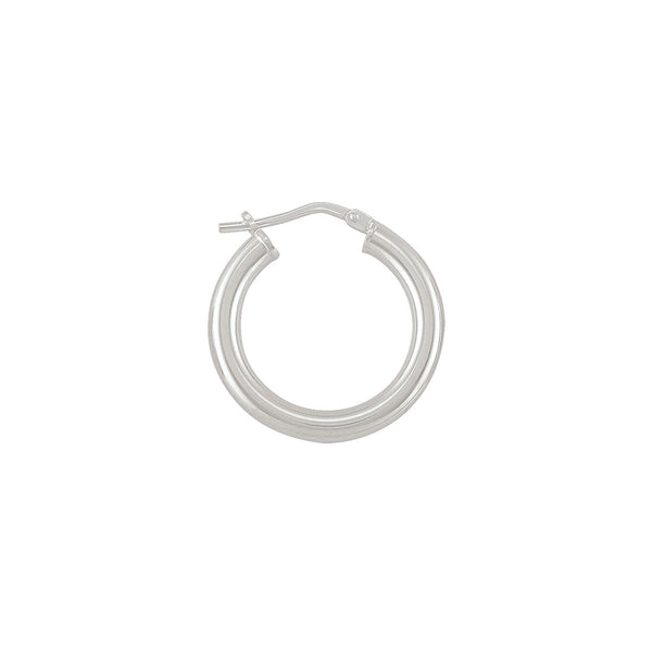 Thick Silver Hoops