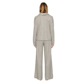 VARIGATED RIB WIDE LEG PANT