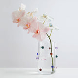 POMPONETTE VASE CLEAR/MULTI