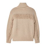 Cashmere Blend Luxe Fringe Coatigan