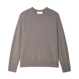 CASHMERE SADDLE SLEEVE CREWNECK