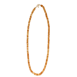 Hessonite Beaded Necklace