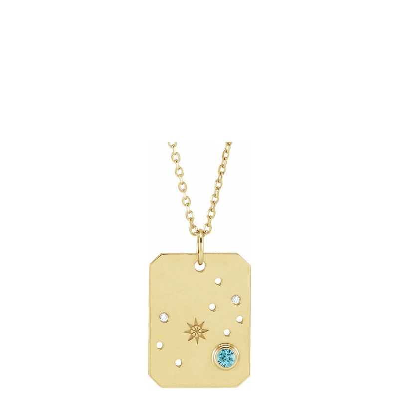 Scorpio Zodiac Constellation Necklace 6 by Gee Beauty
