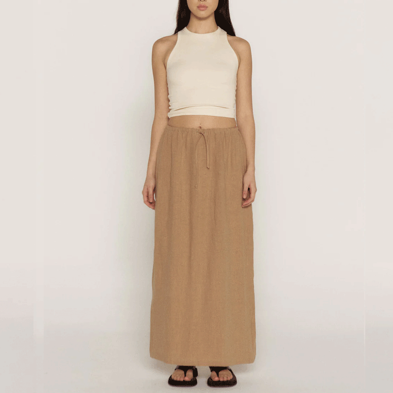 The Linen Maxi Skirt