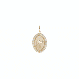 DIAMOND HALO CAMEL TOKEN PENDANT: MINI